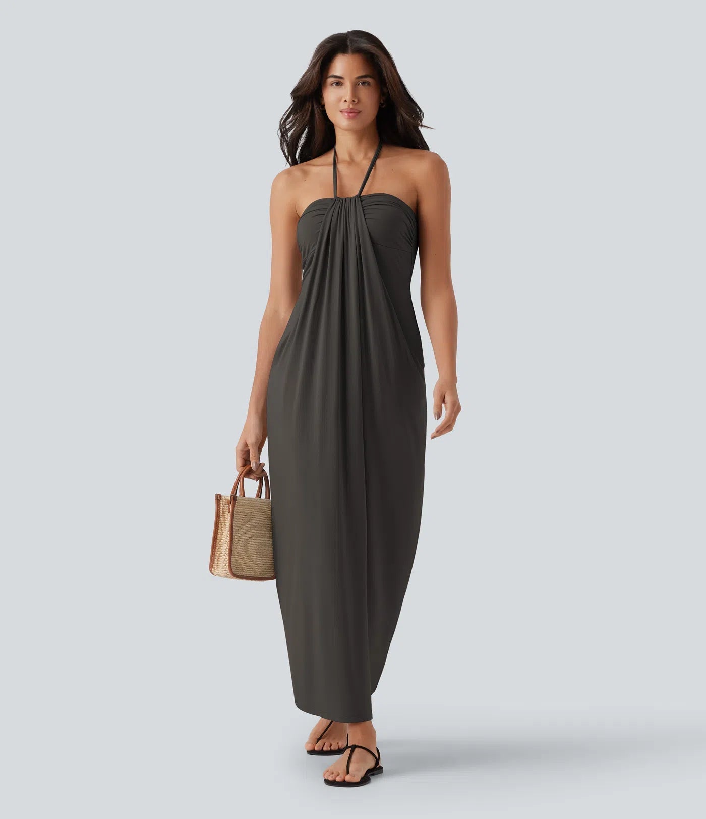 Luna Tie Back Maxi Dress