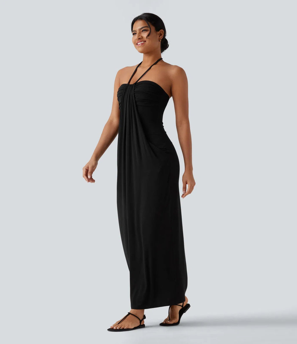 Luna Tie Back Maxi Dress