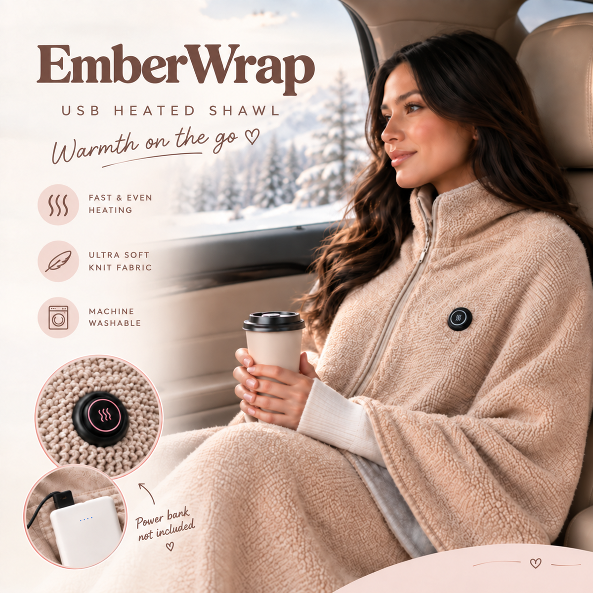 EmberWrap - Heated Shawl